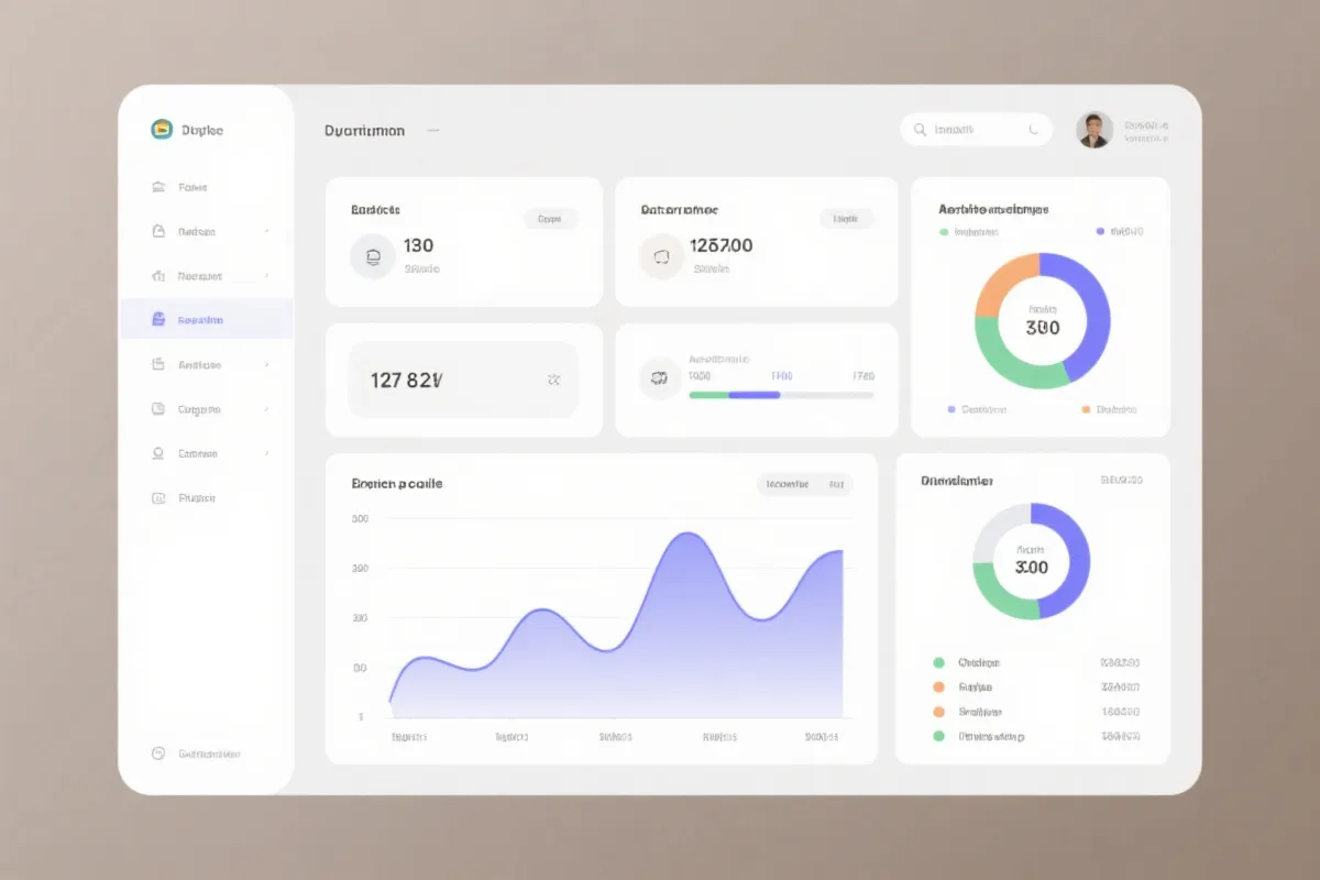 数据看板示意图